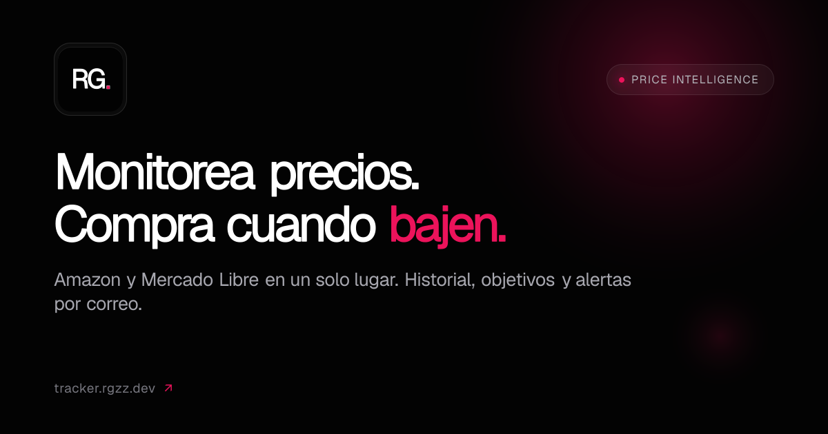 Vista de RG Tracker